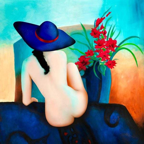 Femme au chapeau